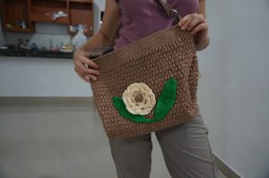 A handmade bag Magali was gifted