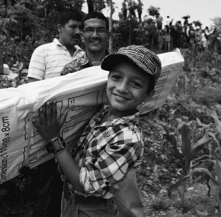 Providing aid and support to children and families in need through ADRA International's humanitarian.