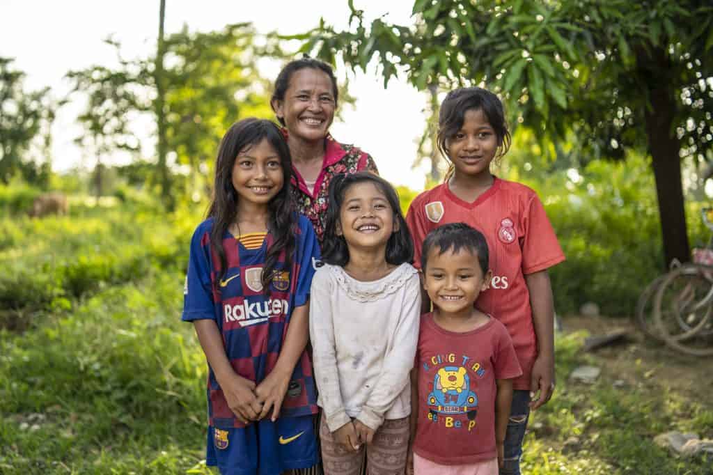 Access to clean water improves health and well-being for families in Cambodia.
