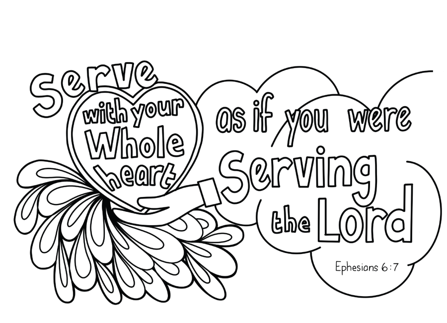 Bible Verse: Coloring Sheet